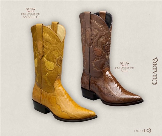 Botas vaqueras pata de avestruz outlet